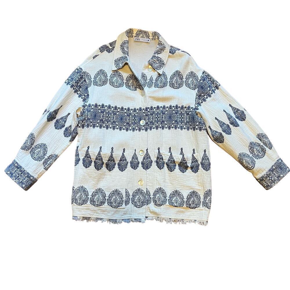 Zara Bohemian Button Down
